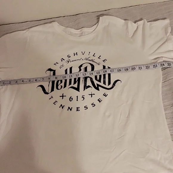 Jelly Roll Large Black And White Graphic Tee - Picture 3 of 6